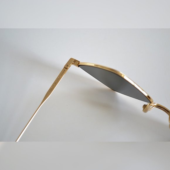 NEW Saint Laurent Sl 302 LISA GOLD/Grey 004 - Picture 5 of 9